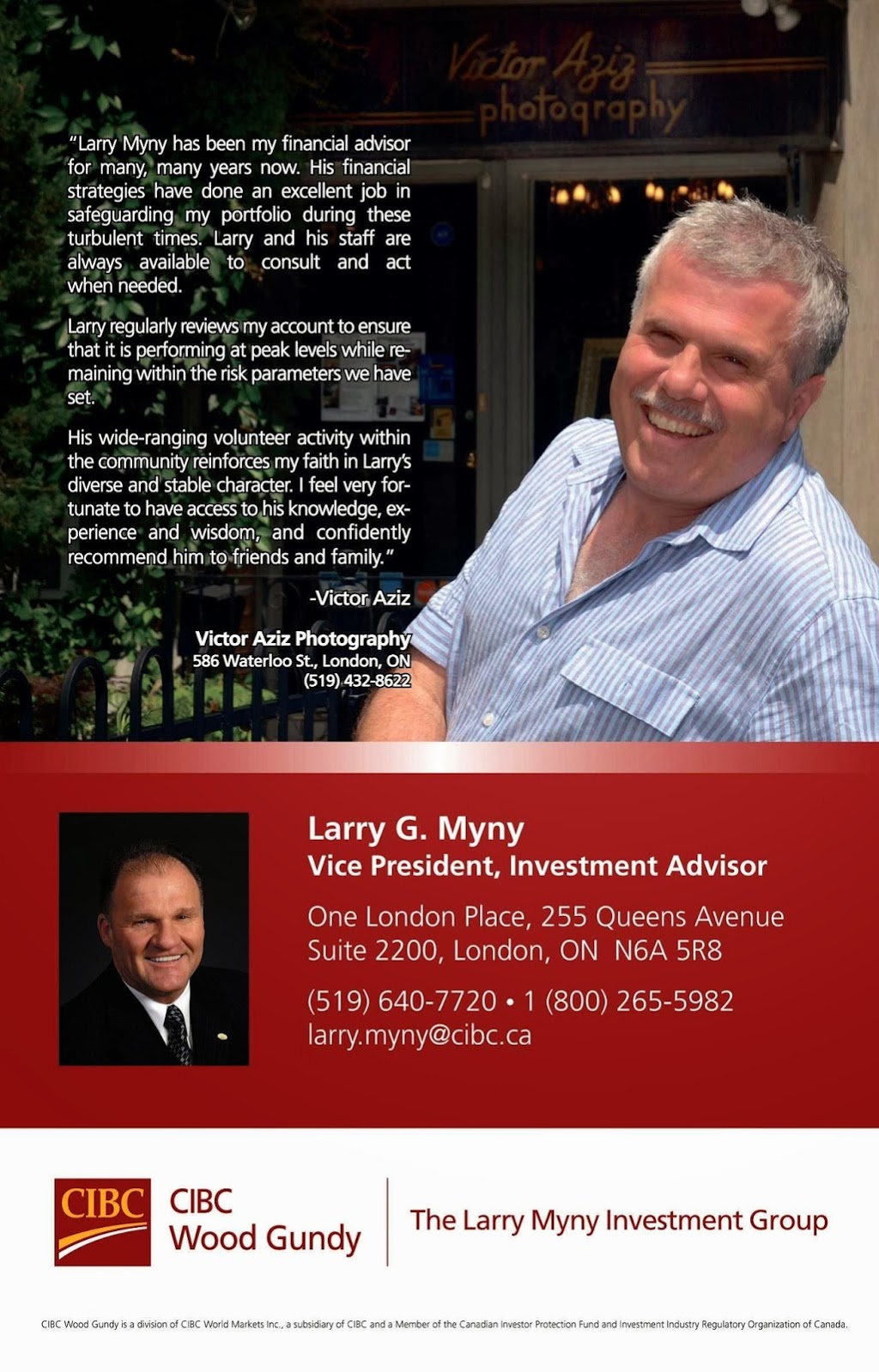 The Larry Myny Investment Group | 255 Queens Ave, London, ON N6A 5R8, Canada | Phone: (519) 640-7720