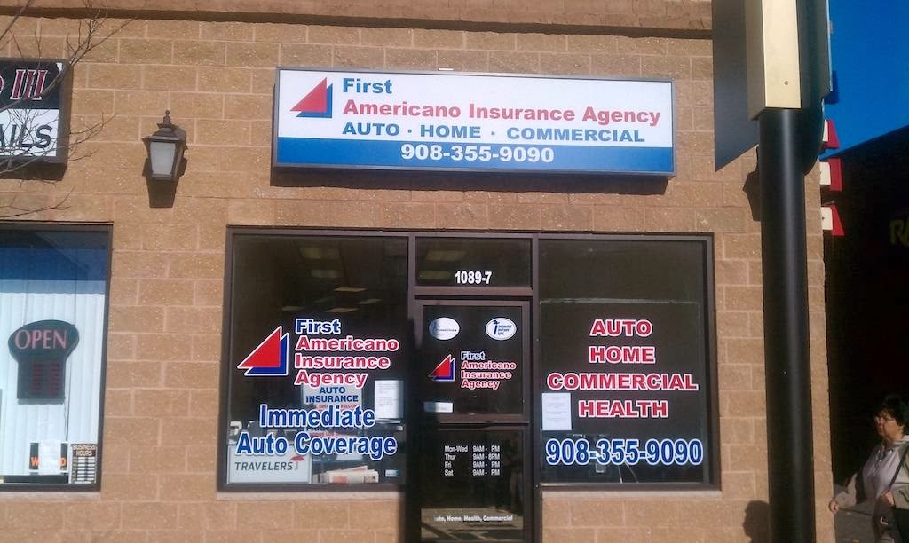 First Americano Insurance | 1089 Elizabeth Ave #7, Elizabeth, NJ 07201, USA | Phone: (908) 355-9090