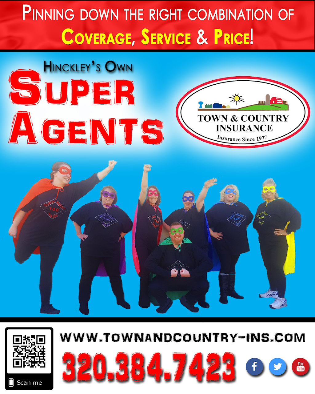 Town & Country Insurance - Hinckley | 202 Main St E, Hinckley, MN 55037, USA | Phone: (320) 384-7423