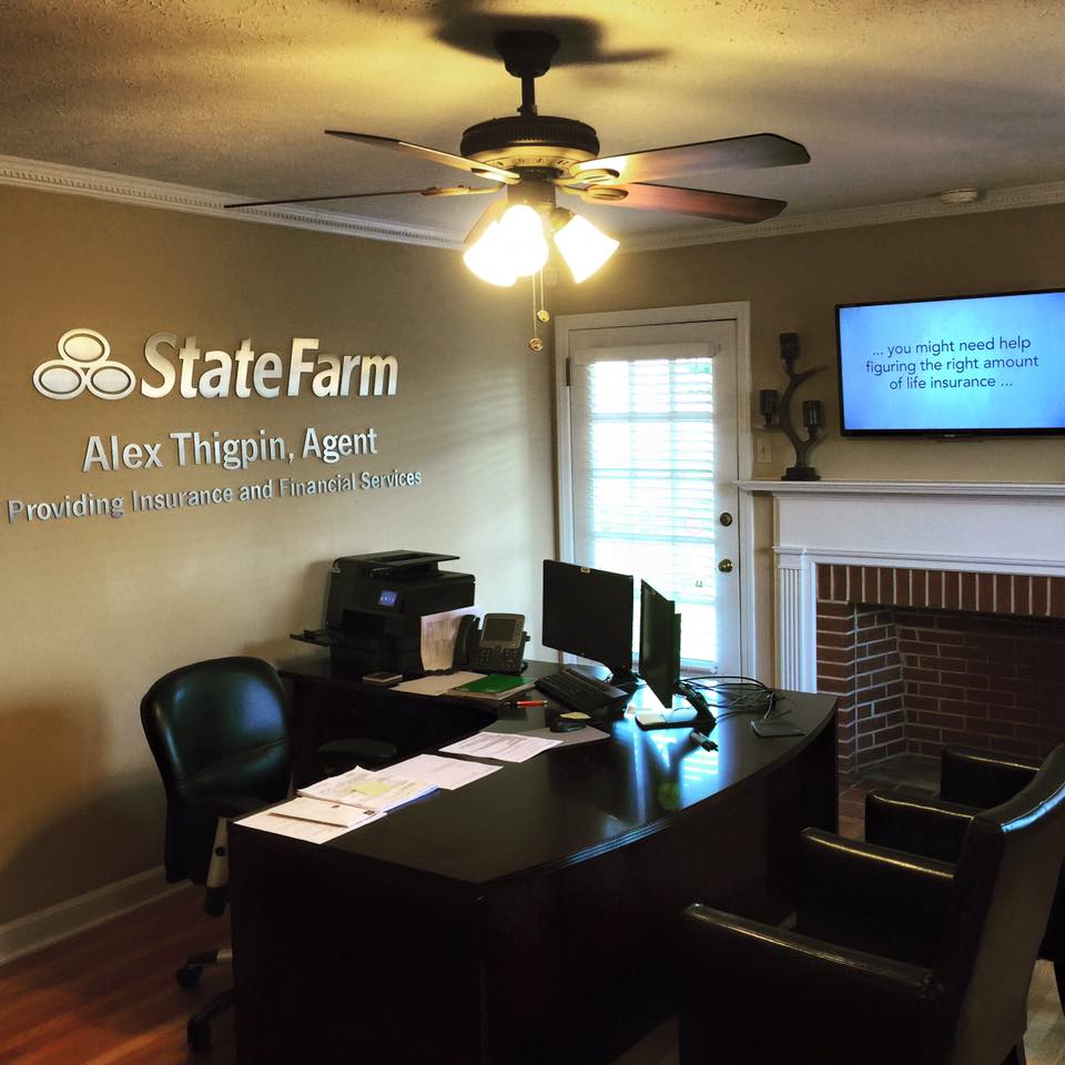 State Farm: Alex Thigpin | 108 GA-49, Byron, GA 31008, USA | Phone: (478) 956-3131