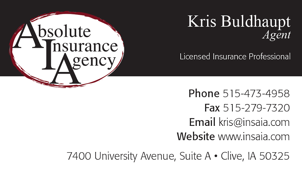 Kris Buldhaupt Insurance Agent | 7400 University Ave ste a, Clive, IA 50325, USA | Phone: (515) 473-4958