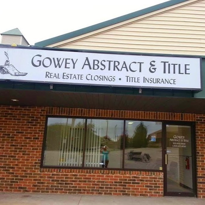 Gowey Abstract & Title Company, Inc. | 2036 W 9th Ave, Oshkosh, WI 54904, USA | Phone: (920) 651-0600