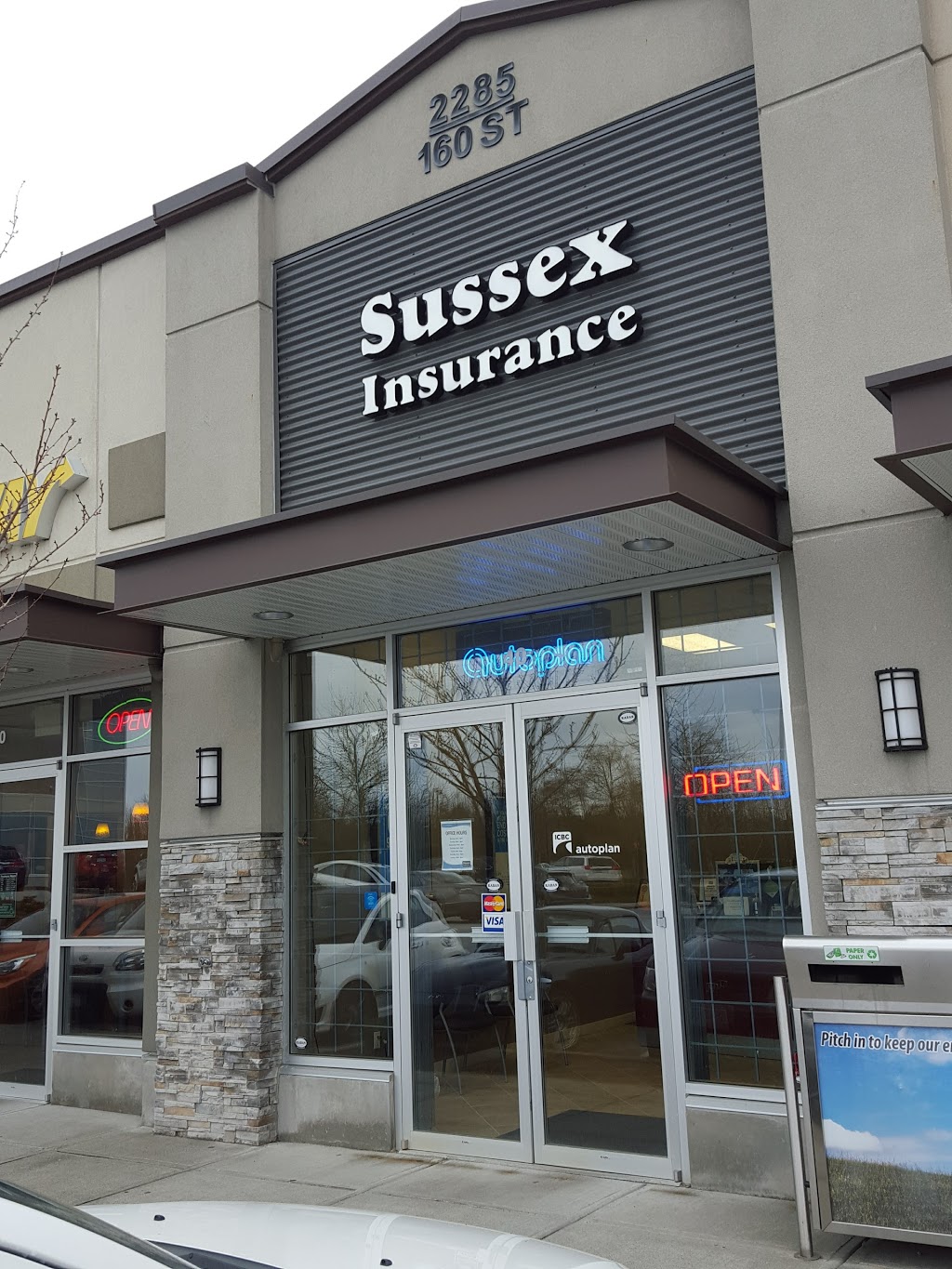 Sussex Insurance - Surrey South | Inside Walmart, 2285 160 St Unit 40, Surrey, BC V3Z 9N6, Canada | Phone: (604) 535-8890