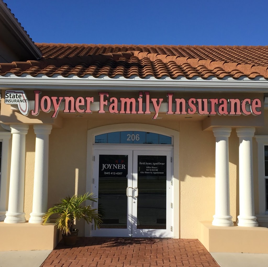 Joyner Family Insurance | 1500 E Venice Ave Unit 206, Venice, FL 34292, USA | Phone: (941) 412-4307