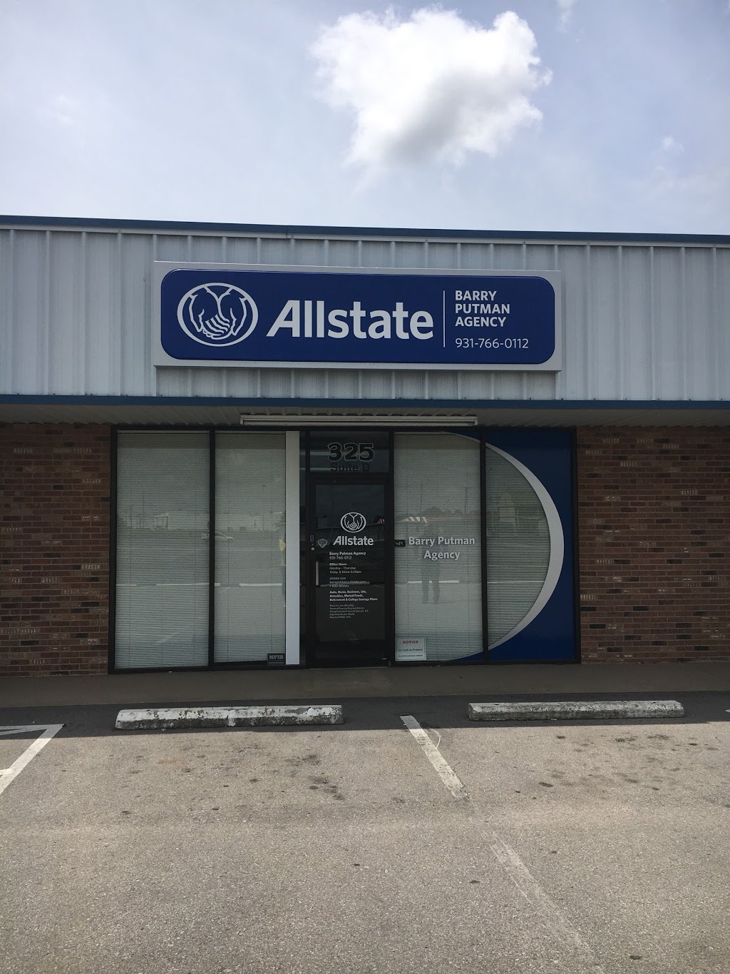 Barry Putman: Allstate Insurance | 313 Geri St, Lawrenceburg, TN 38464, USA | Phone: (931) 766-0112