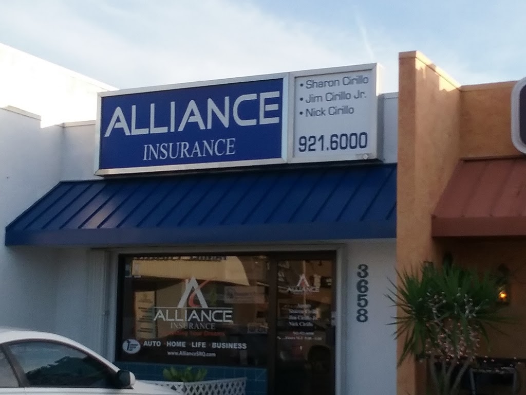 Alliance Insurance Of Sarasota Inc. | 2511 Bee Ridge Rd, Sarasota, FL 34239, USA | Phone: (941) 921-6000