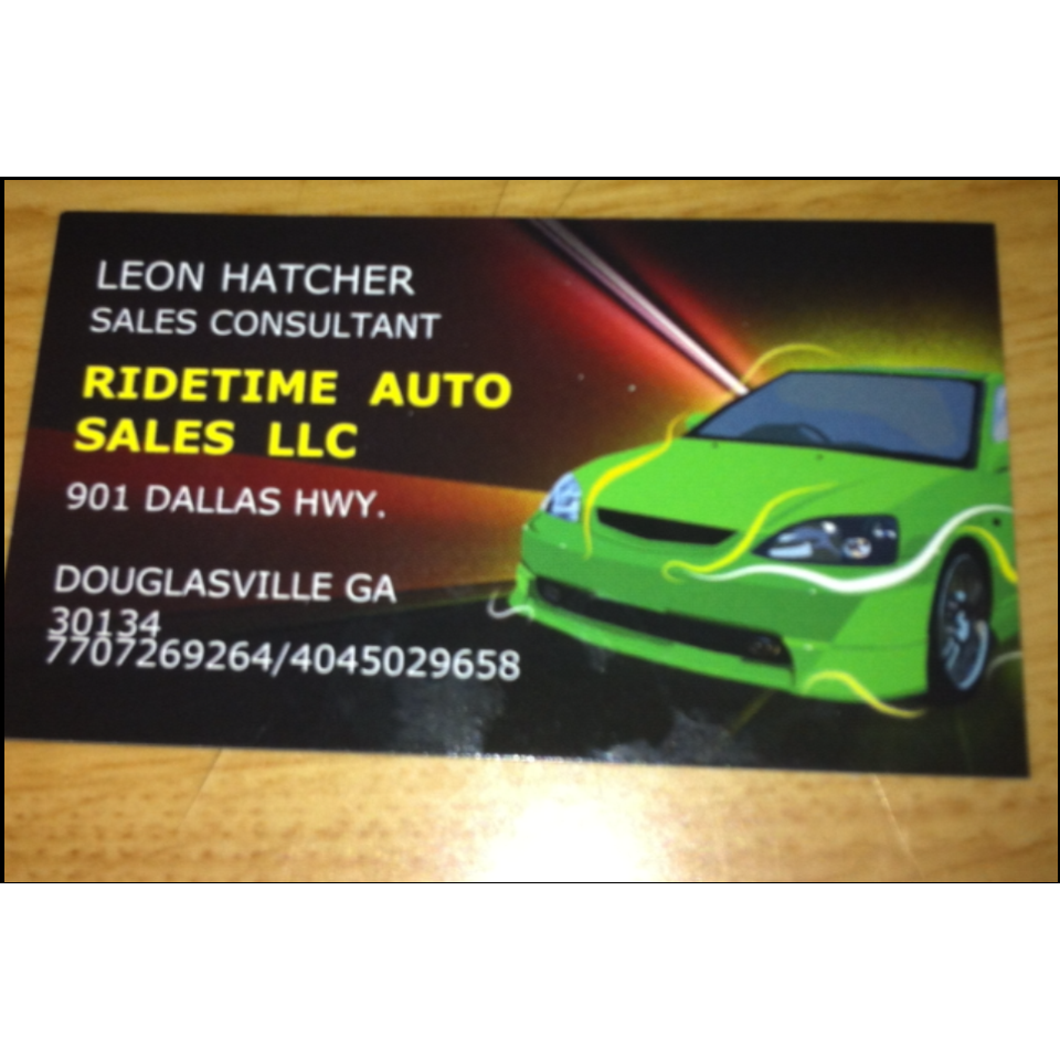 Ride Time Auto Sales llc | 6197 Fairburn Rd, Douglasville, GA 30134, USA | Phone: (770) 726-9264