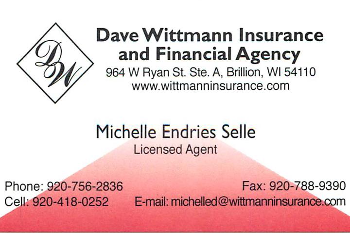 Endries Wittman Insurance Agency | 964 W Ryan St ste a, Brillion, WI 54110, USA | Phone: (920) 756-2836