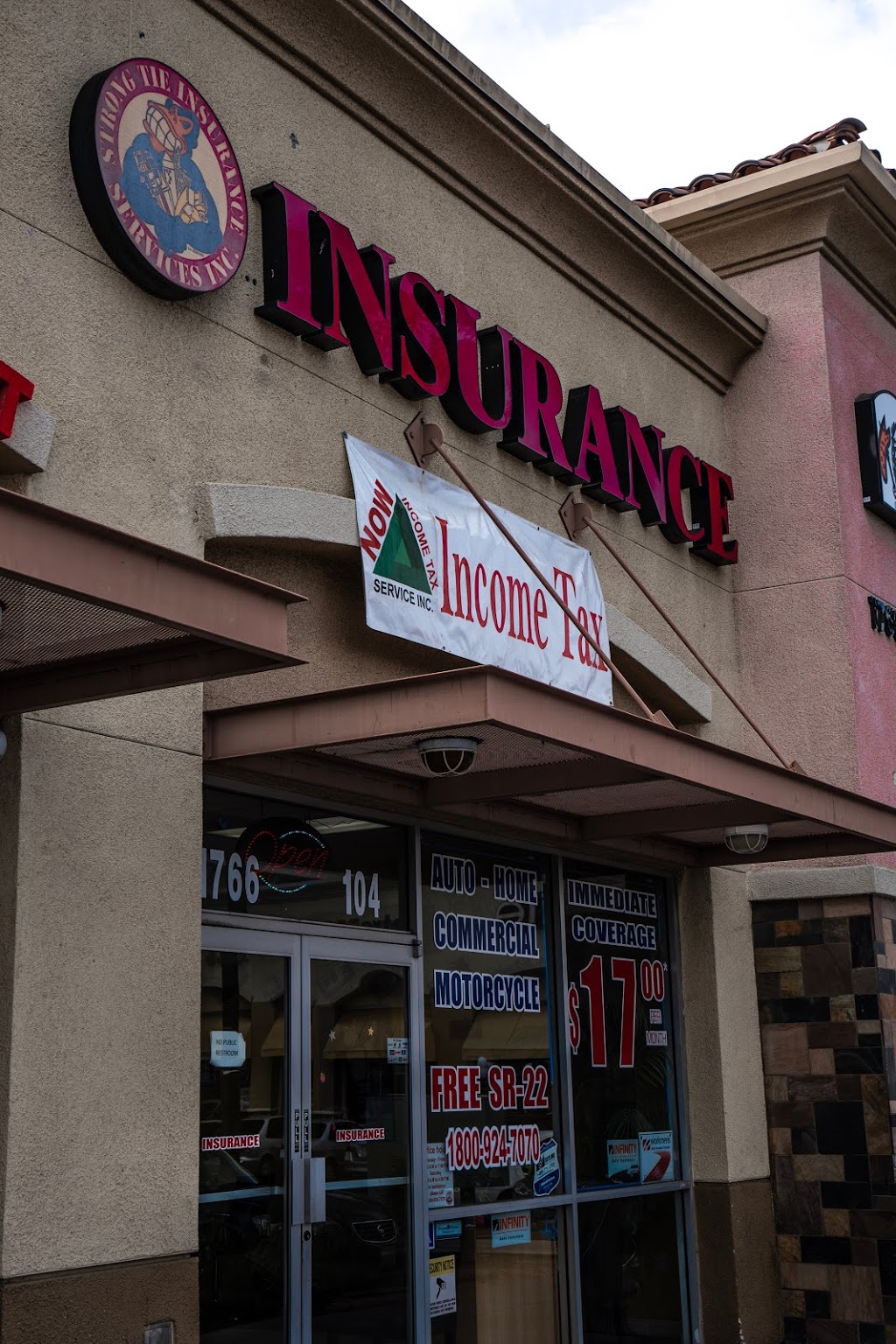 Strong Tie Insurance Services | 1766 University Ave # 104, Riverside, CA 92507, USA | Phone: (951) 682-1200