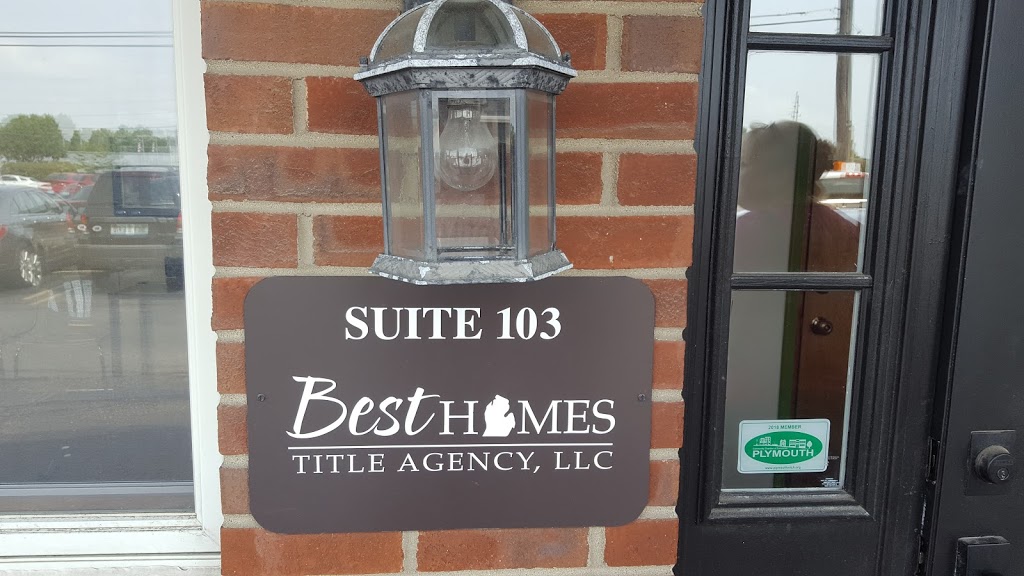 Best Homes Title Agency, LLC | 9450 S Main St #103, Plymouth, MI 48170, USA | Phone: (734) 451-0066