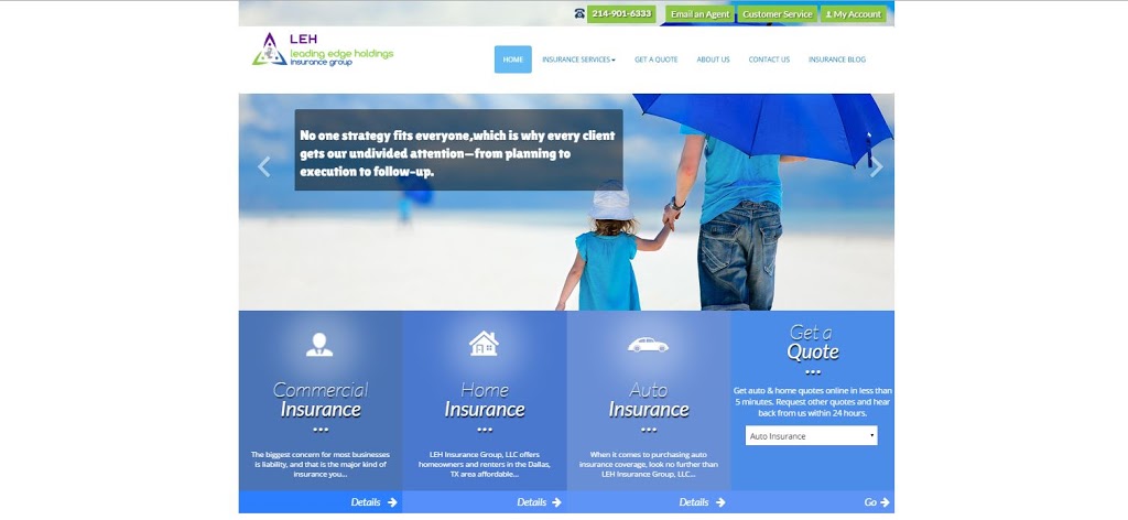 LEH Insurance Group | 3820 American Dr Suite 300, Plano, TX 75075, USA | Phone: (469) 991-6332