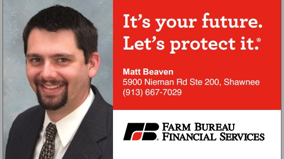 Farm Bureau Insurance - Matt Beaven Agency | 5900 Nieman Rd, Shawnee, KS 66203, USA | Phone: (913) 667-7029