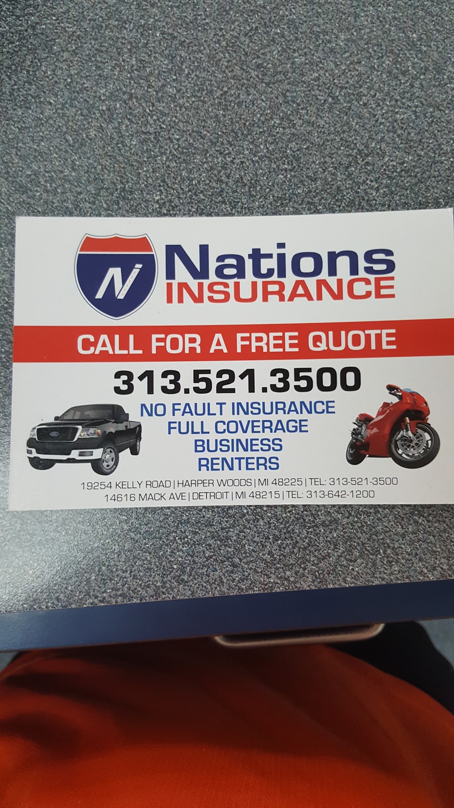 Nations Insurance Agency | 19254 Kelly Rd, Harper Woods, MI 48225, USA | Phone: (313) 521-3500