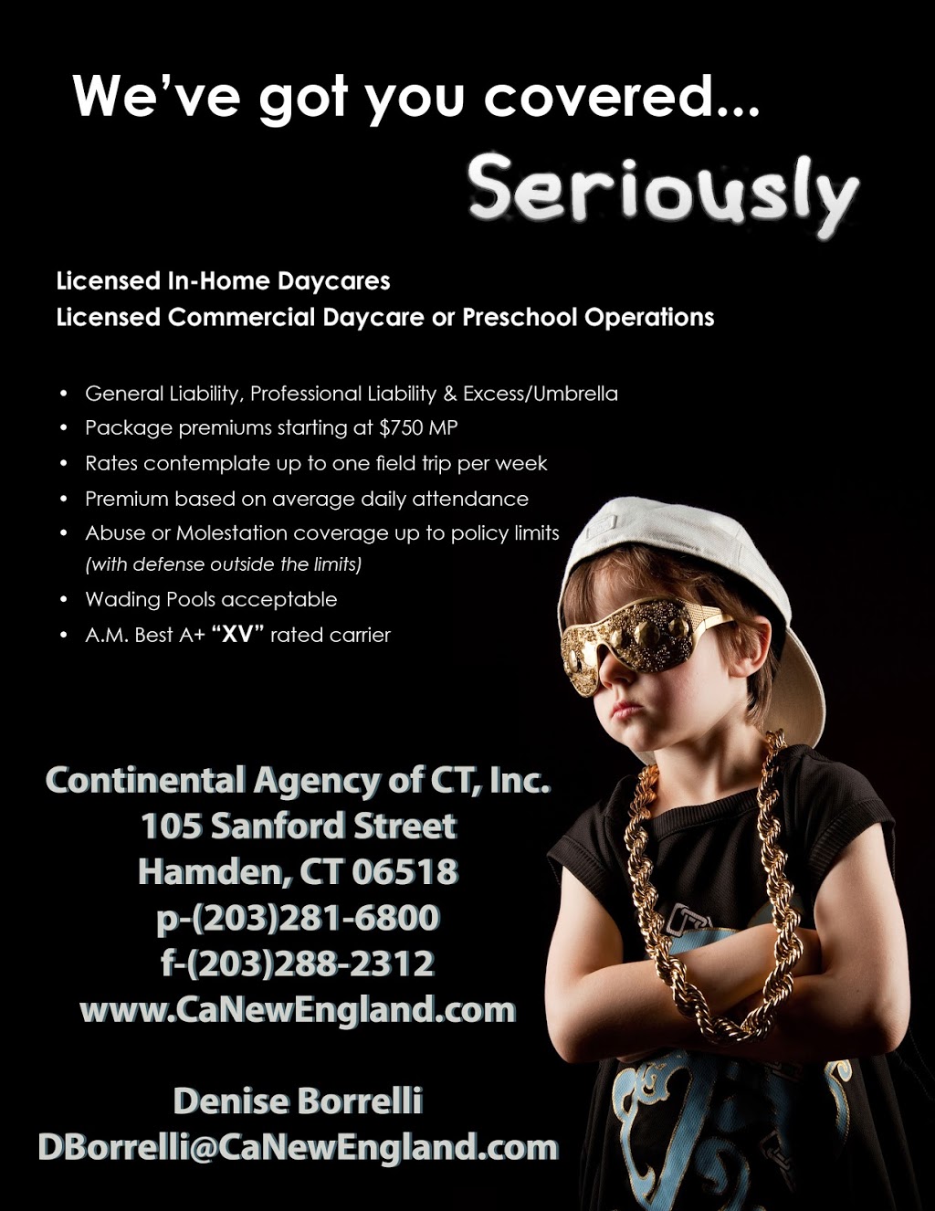 Continental Agency of New England | 105 Sanford St, Hamden, CT 06514, USA | Phone: (203) 281-6800