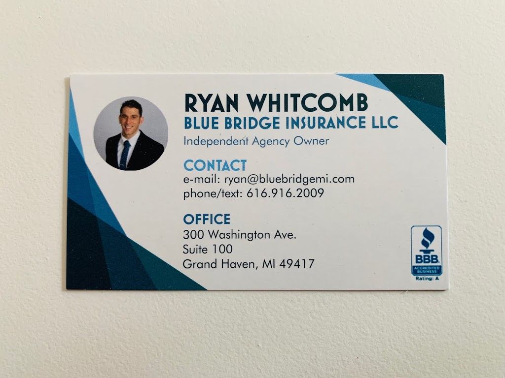 Blue Bridge Insurance Agency LLC | 300 Washington Ave Suite 100, Grand Haven, MI 49417, USA | Phone: (616) 916-2009