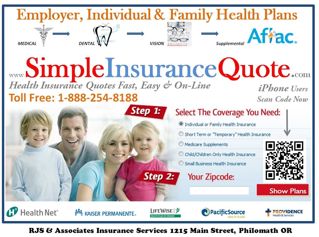 RJS & Associates Insurance Services | 2364 Main St, Philomath, OR 97370, USA | Phone: (541) 929-2788