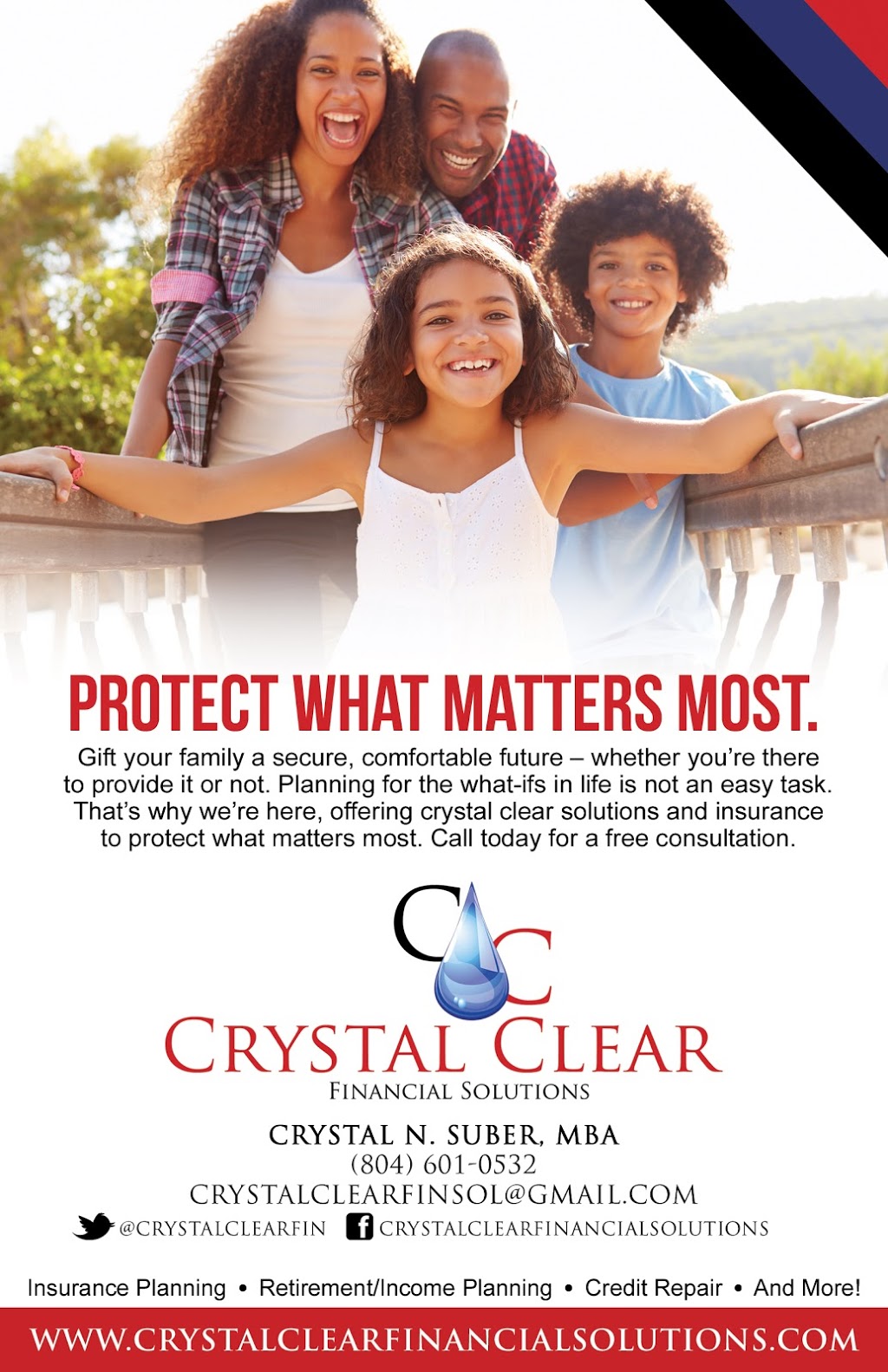 Crystal Clear Financial Solutions, LLC | 11 S 12th St #116, Richmond, VA 23219, USA | Phone: (804) 601-0532