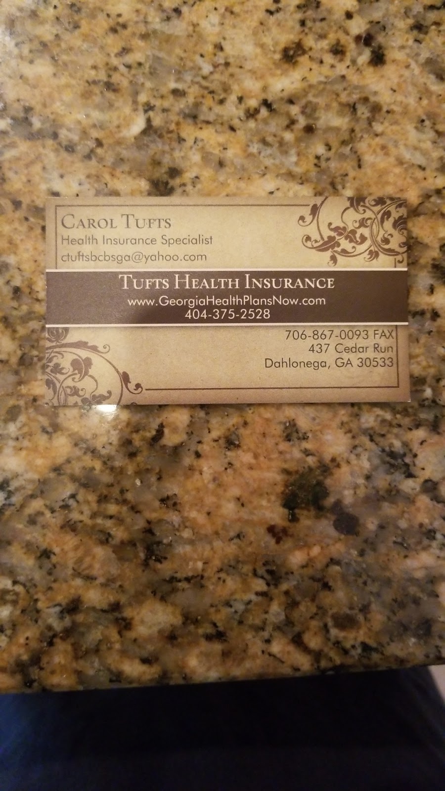 Tufts Health Insurance | 437 Cedar Run, Dahlonega, GA 30533, USA | Phone: (404) 375-2528