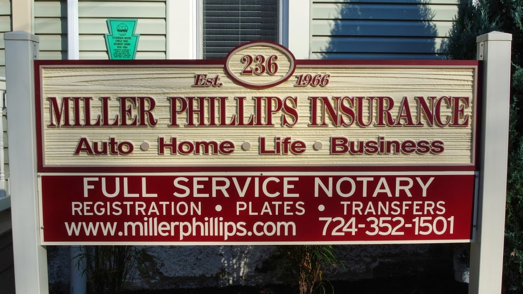 Miller Phillips Insurance Inc. | 236 W Main St, Saxonburg, PA 16056, USA | Phone: (724) 352-1501