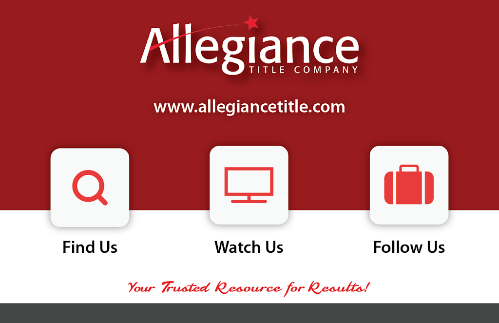 Allegiance Title McKinney | 5591 Virginia Pkwy Suite 100, McKinney, TX 75071, USA | Phone: (972) 562-9559