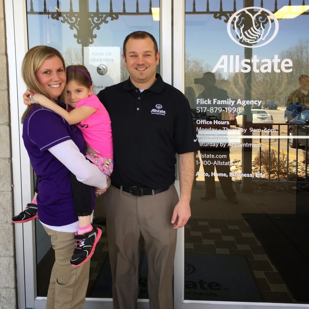 Allstate Insurance - Flick Family Agency | 1035 Laurence Ave #4, Jackson, MI 49202, USA | Phone: (517) 879-1998