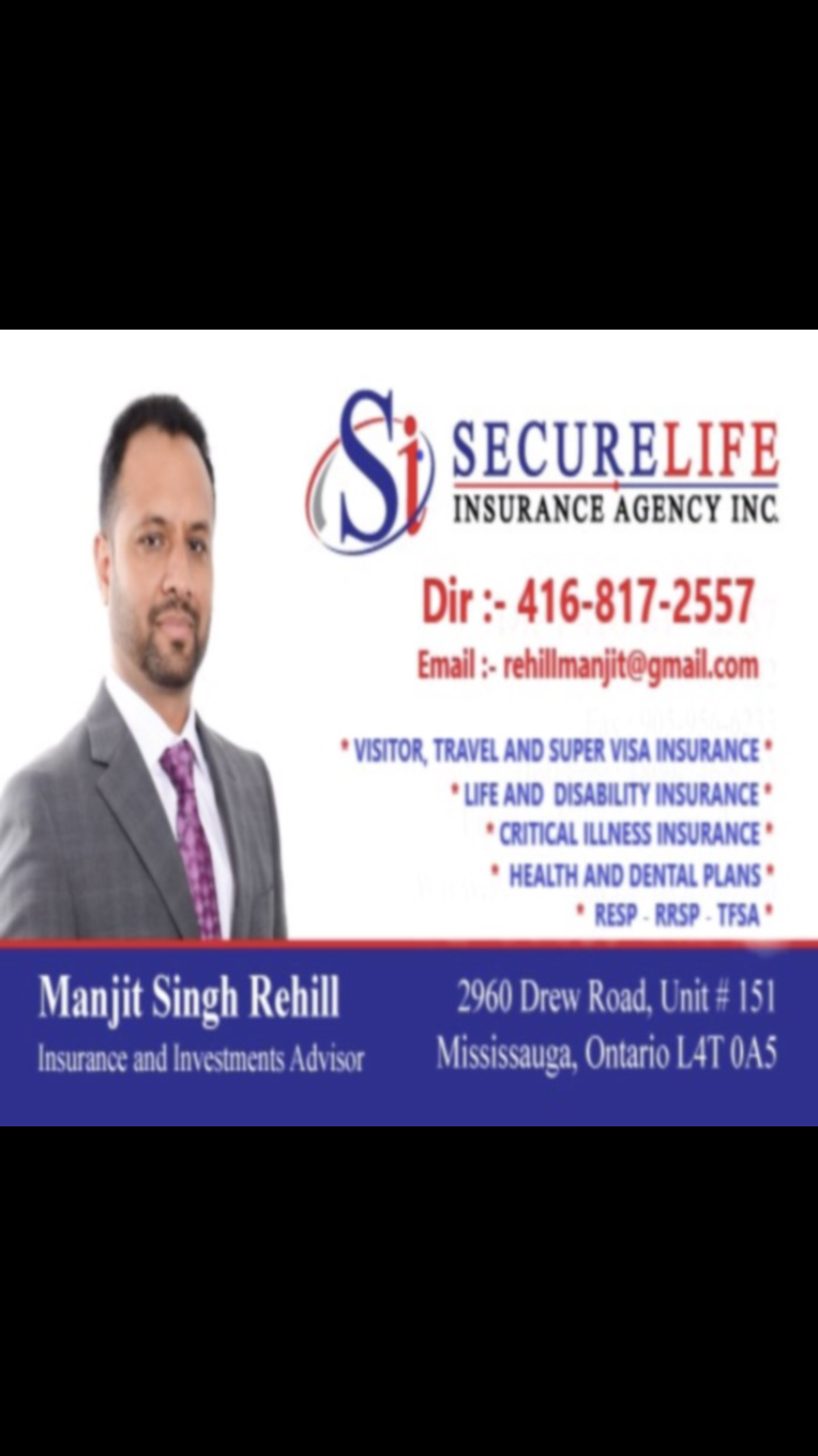 Insurance and Investments | 6 Big Sky Rd, Brampton, ON L7A 1M3, Canada | Phone: (416) 817-2557