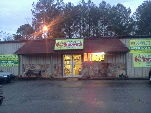 Complete Cash | 3408 S Broad St, Scottsboro, AL 35769, USA | Phone: (256) 259-2272