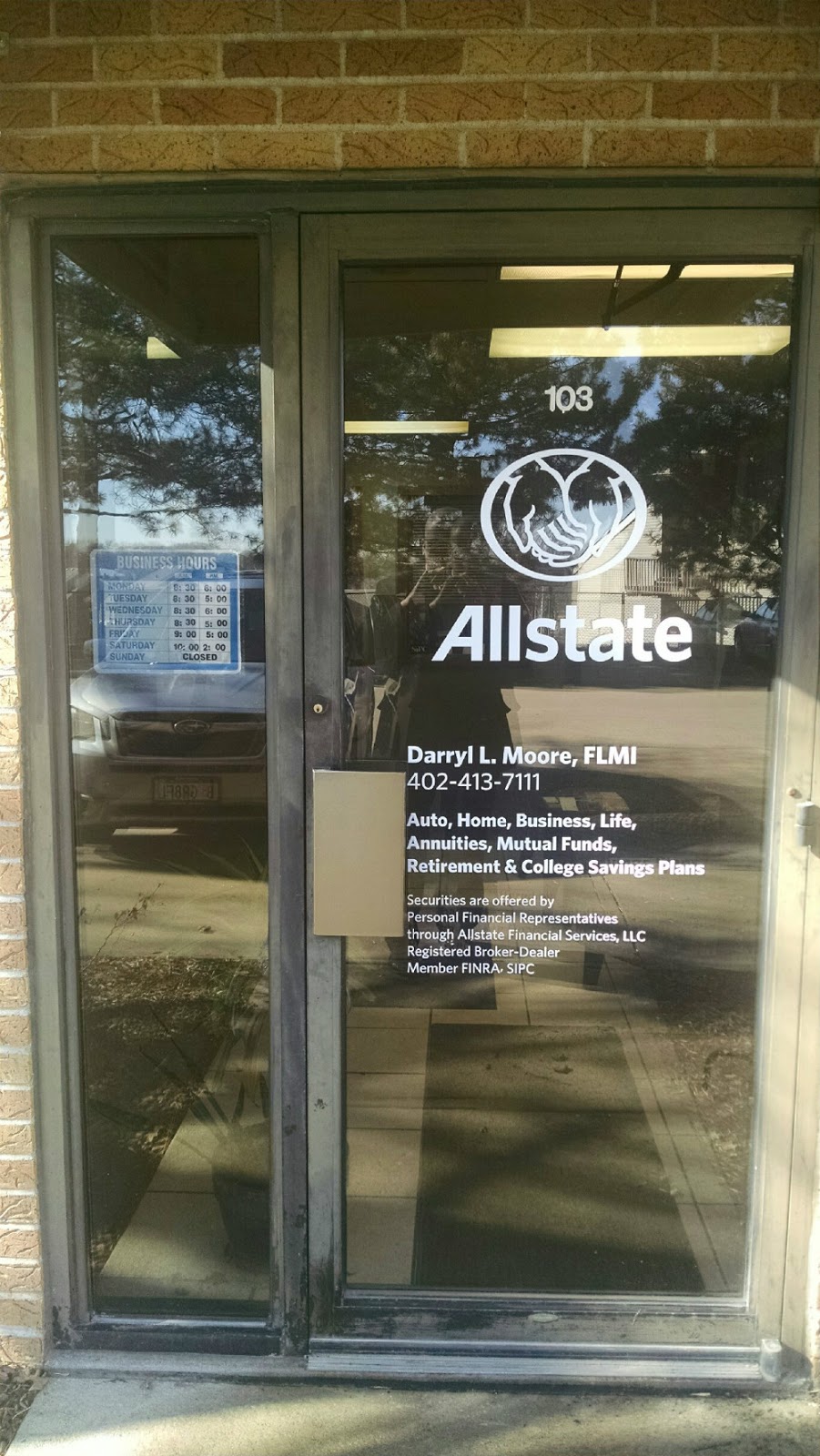 Darryl Moore: Allstate Insurance | 7111 A St Ste 103, Lincoln, NE 68510, USA | Phone: (402) 413-7111