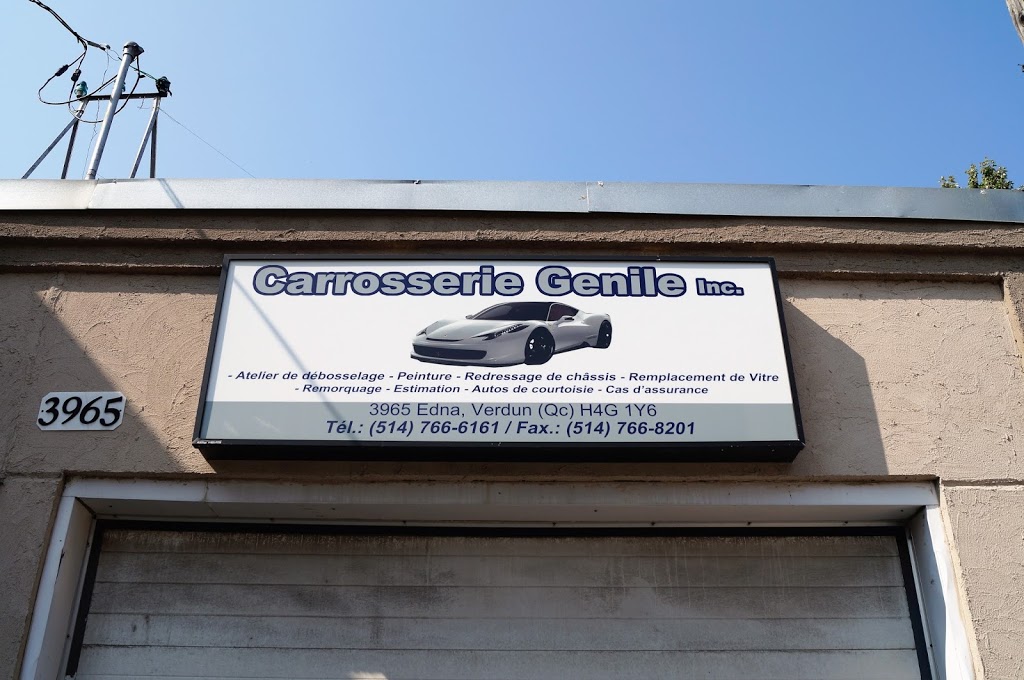 Garage Genile Inc Carrosserie Montréal | 3965 Rue Edna, Verdun, QC H4G 1Y6, Canada | Phone: (514) 766-6161