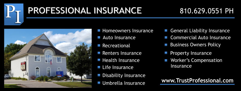 Professional Insurance | 400 S Adelaide St, Fenton, MI 48430, USA | Phone: (810) 629-0551