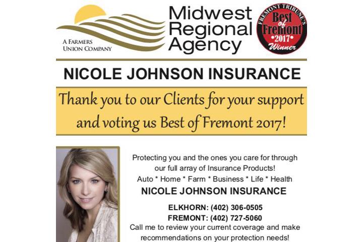 Nicole Johnson Insurance | 747 N Broad St, Fremont, NE 68025, USA | Phone: (402) 727-5060