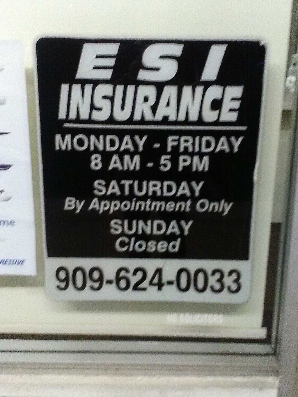 ESI Insurance Agency | 2815, 9738 Central Ave, Montclair, CA 91763, USA | Phone: (909) 624-0033